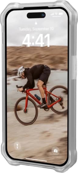 Чехол UAG Essential Armor For MagSafe для iPhone 14 Pro Frosted Ice, Прозрачный — фото 6