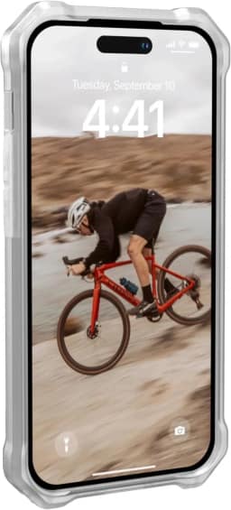 Чехол UAG Essential Armor For MagSafe для iPhone 14 Pro Frosted Ice, Прозрачный — фото 7