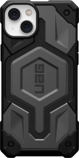 Чехол UAG Monarch Pro For MagSafe для iPhone 14 Plus, Silver — фото 3