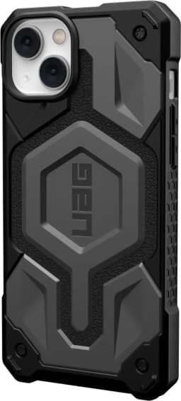 Чехол UAG Monarch Pro For MagSafe для iPhone 14 Plus, Silver — фото 4