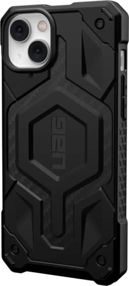 Чехол UAG Monarch Pro For MagSafe для iPhone 14 Plus Carbon Fiber, Black — фото 4