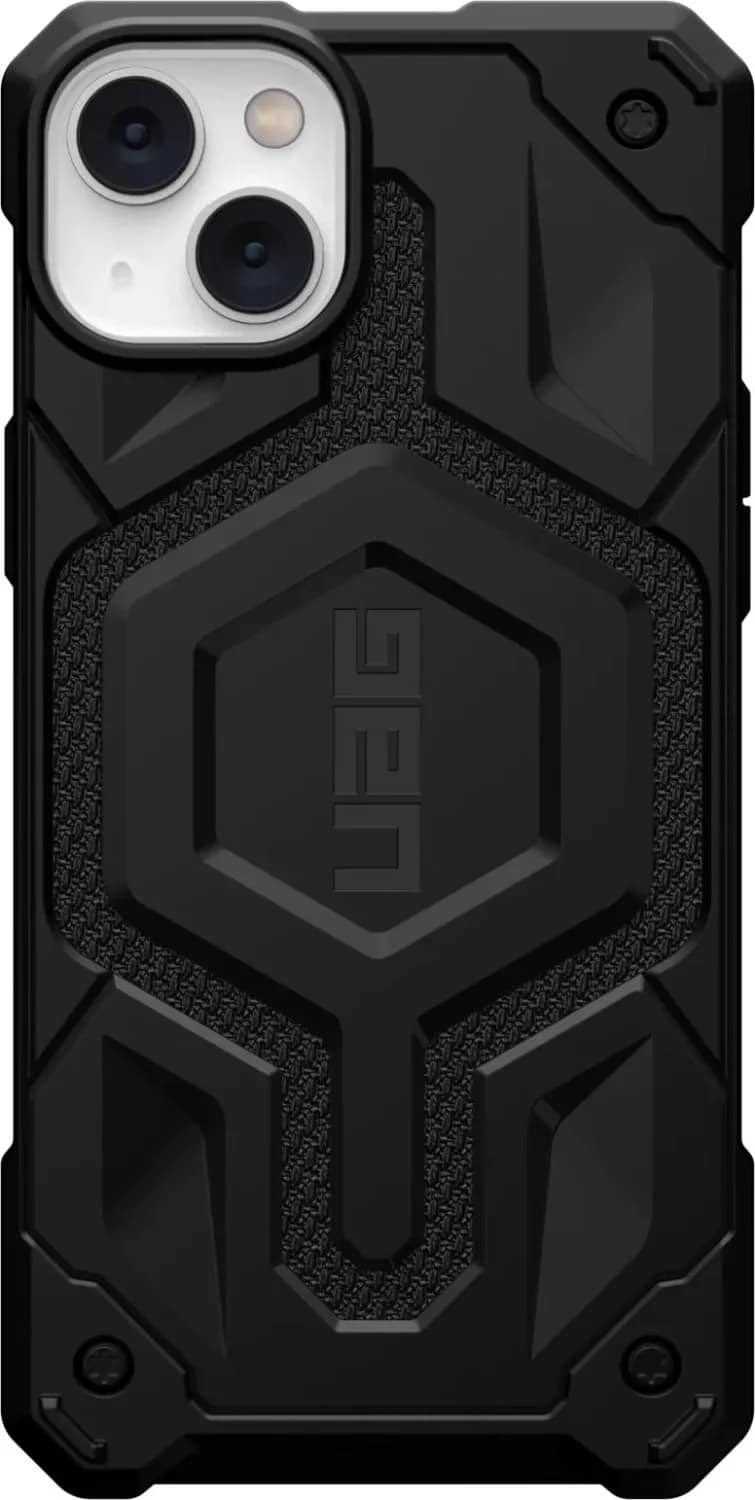 Чехол UAG Monarch Pro Kevlar For MagSafe для iPhone 14 Plus Kevlar, Black — фото 3