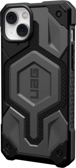Чехол UAG Monarch Pro Kevlar For MagSafe для iPhone 14 Plus Kevlar, Silver — фото 4