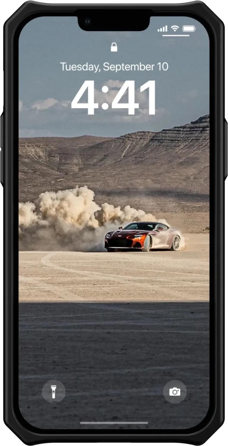 Чехол UAG Monarch для iPhone 14 Plus Carbon Fiber, Black — фото 6