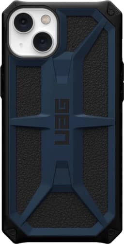 Чехол UAG Monarch для iPhone 14 Plus Mallard, Black-Blue — фото 3