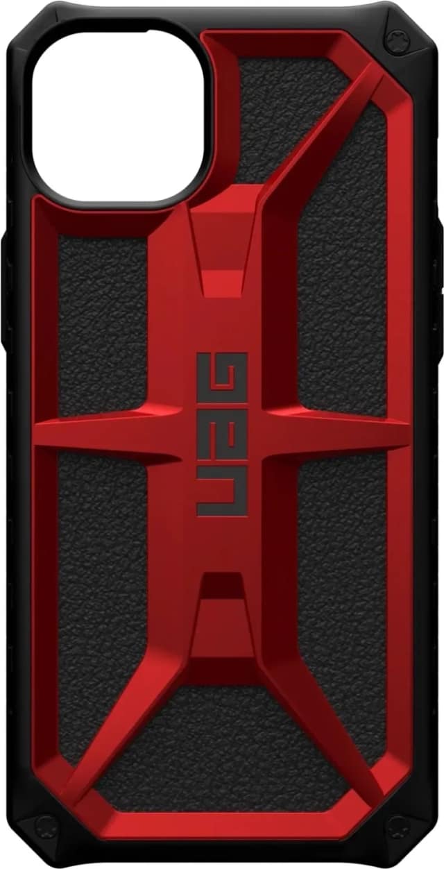 Чехол UAG Monarch для iPhone 14 Plus Crimson, Black-Red