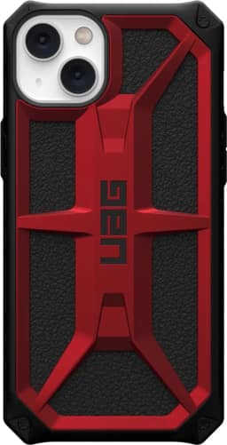 Чехол UAG Monarch для iPhone 14 Plus Crimson, Black-Red — фото 3