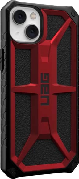 Чехол UAG Monarch для iPhone 14 Plus Crimson, Black-Red — фото 5