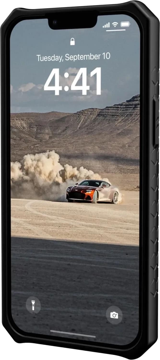 Чехол UAG Monarch для iPhone 14 Plus Crimson, Black-Red — фото 7