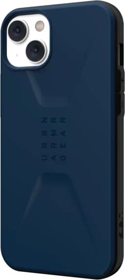 Чехол UAG Civilian для iPhone 14 Plus Mallard, Midnight Blue — фото 4