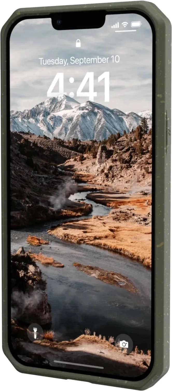 Чехол UAG Biodegradable Outback для iPhone 14 Plus, Olive — фото 6