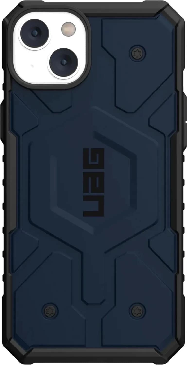 Чехол UAG Pathfinder For MagSafe для iPhone 14 Plus Mallard, Midnight Blue — фото 2