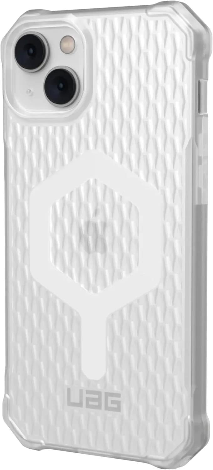 Чехол UAG Essential Armor For MagSafe для iPhone 14 Plus Frosted Ice, Прозрачный — фото 4