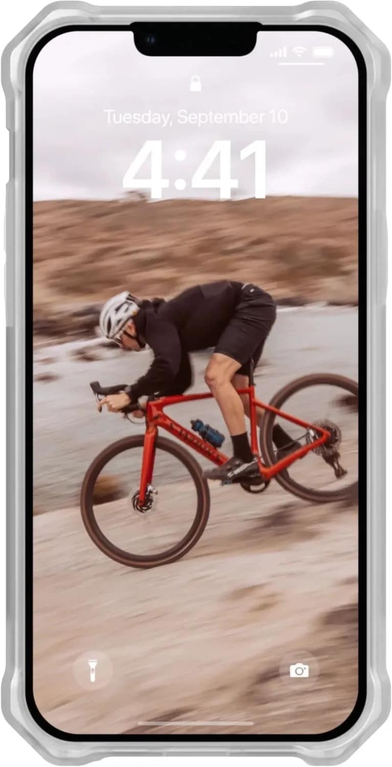 Чехол UAG Essential Armor For MagSafe для iPhone 14 Plus Frosted Ice, Прозрачный — фото 6