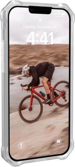 Чехол UAG Essential Armor For MagSafe для iPhone 14 Plus Frosted Ice, Прозрачный — фото 8