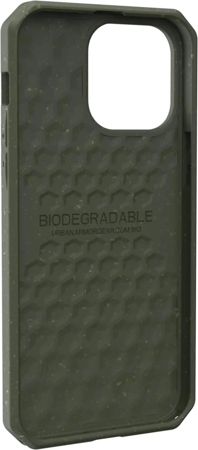 Чехол UAG Biodegradable Outback для iPhone 14 Pro Max, Olive — фото 2