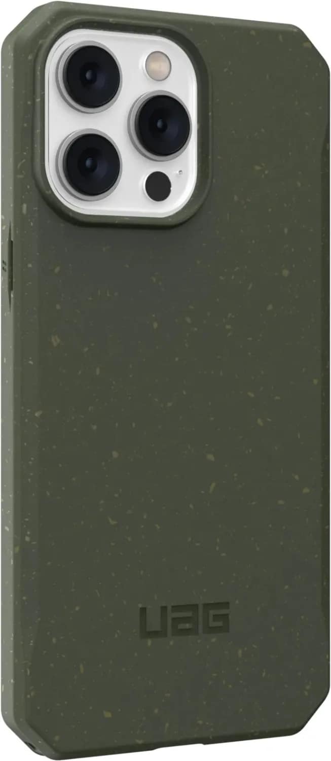 Чехол UAG Biodegradable Outback для iPhone 14 Pro Max, Olive — фото 3
