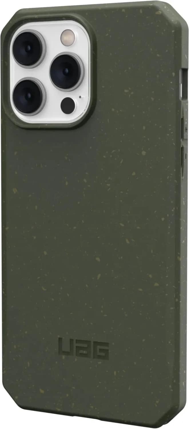 Чехол UAG Biodegradable Outback для iPhone 14 Pro Max, Olive — фото 4