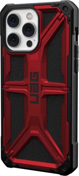 Чехол UAG Monarch для iPhone 14 Pro Max Crimson, Black-Red — фото 4