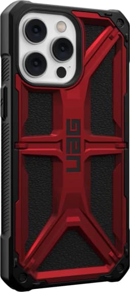 Чехол UAG Monarch для iPhone 14 Pro Max Crimson, Black-Red — фото 5