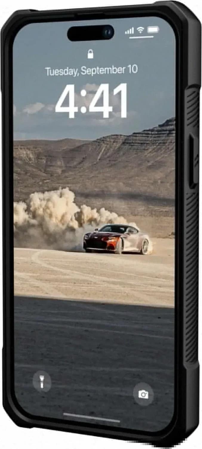 Чехол UAG Monarch для iPhone 14 Pro Max Crimson, Black-Red — фото 7