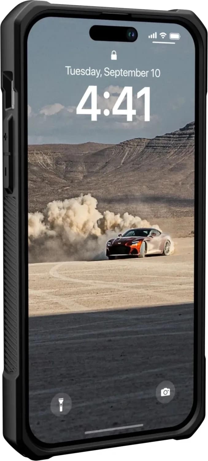 Чехол UAG Monarch для iPhone 14 Pro Max Crimson, Black-Red — фото 8
