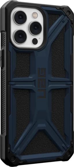 Чехол UAG Monarch для iPhone 14 Pro Max Mallard, Black-Blue — фото 6