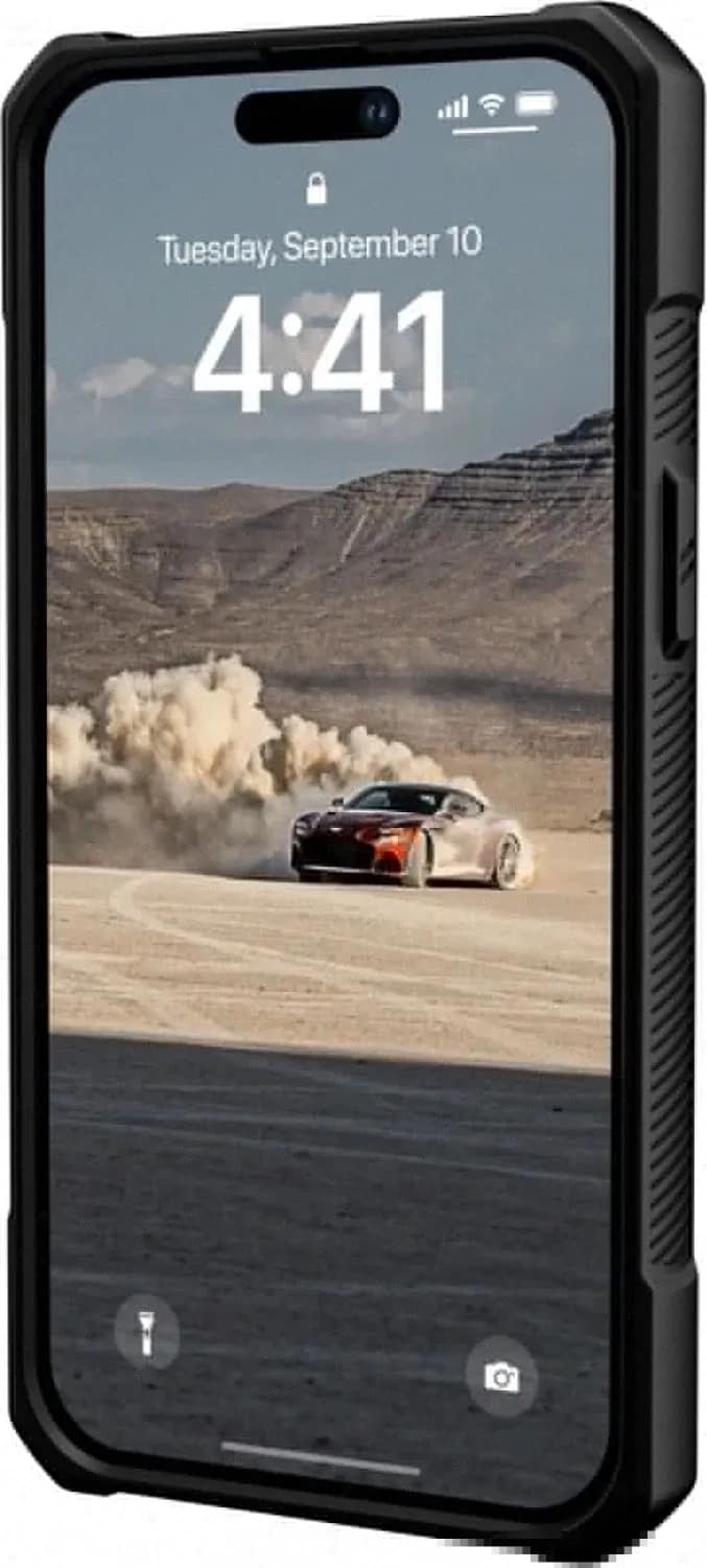 Чехол UAG Monarch для iPhone 14 Pro Max Carbon Fiber, Black — фото 4