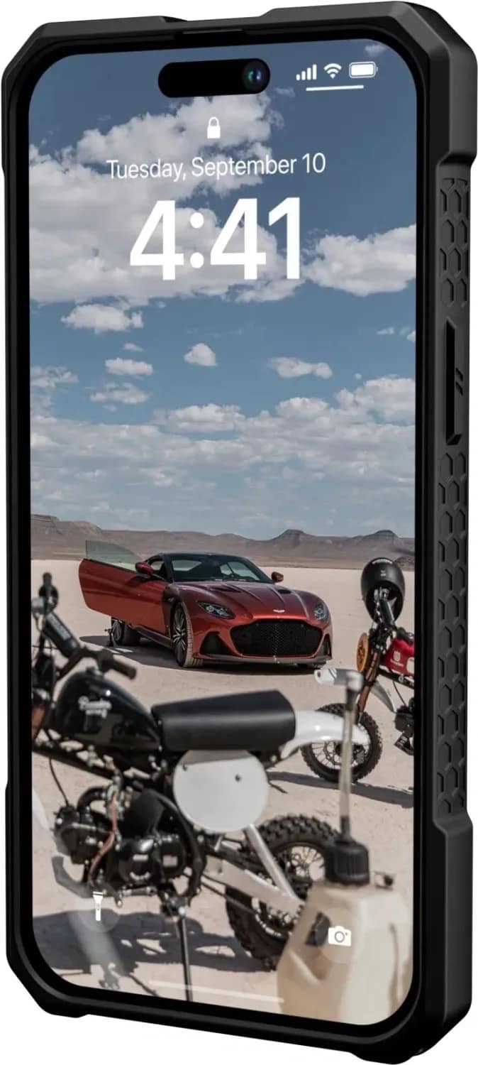 Чехол UAG Monarch Pro Kevlar For MagSafe для iPhone 14 Pro Max Kevlar, Black — фото 7