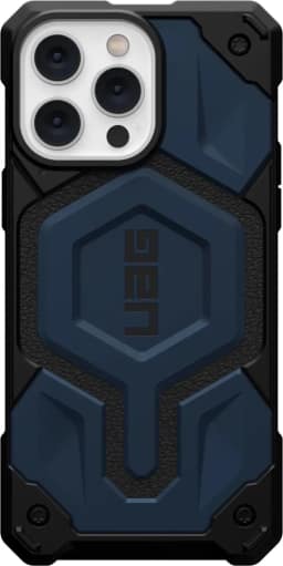 Чехол UAG Monarch Pro For MagSafe для iPhone 14 Pro Max Mallard, Black-Blue — фото 3