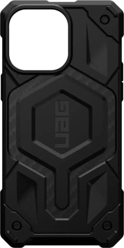 Чехол UAG Monarch Pro For MagSafe для iPhone 14 Pro Max Carbon Fiber, Black — фото 1