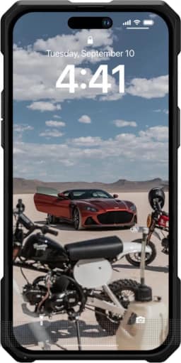 Чехол UAG Monarch Pro For MagSafe для iPhone 14 Pro Max Carbon Fiber, Black — фото 6