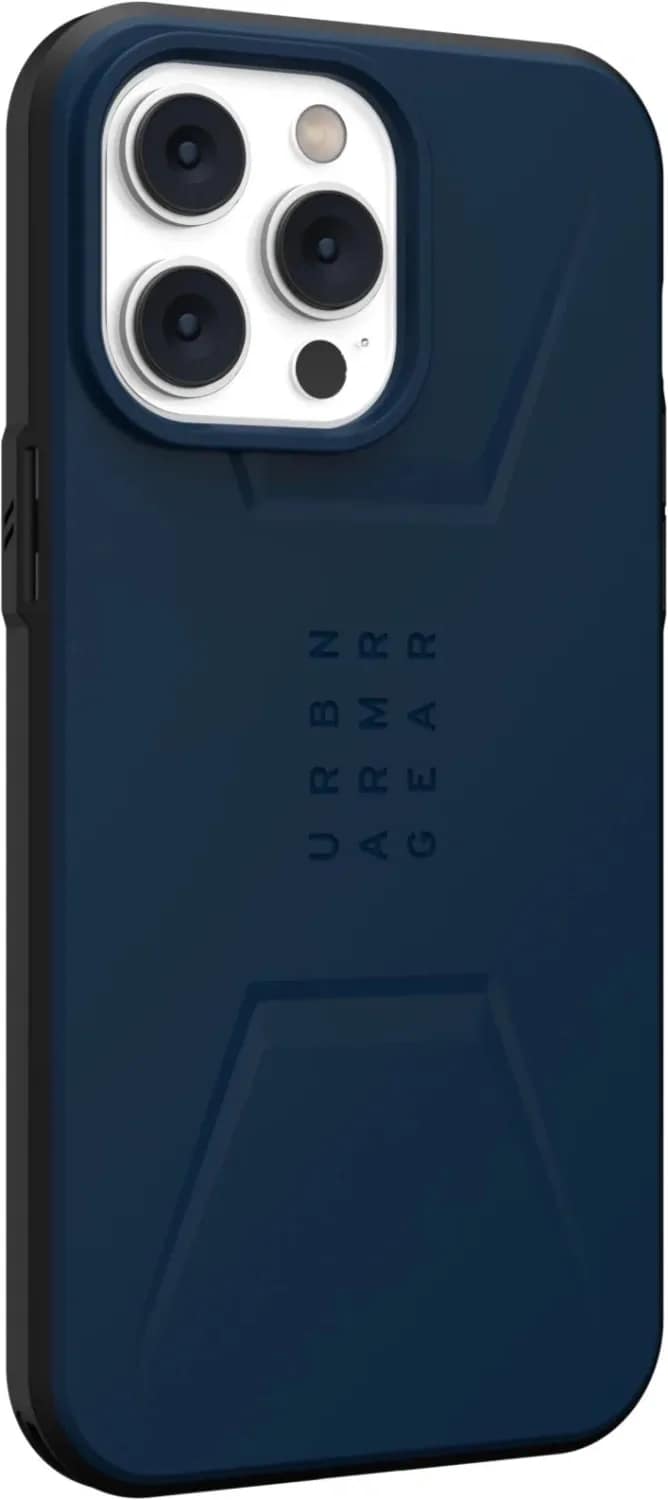 Чехол UAG Civilian For MagSafe для iPhone 14 Pro Max Mallard, Midnight Blue — фото 3