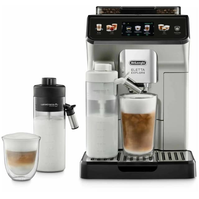 Кофемашина DeLonghi Dinamica Eletta Explore ECAM450.55.S, Silver/Black