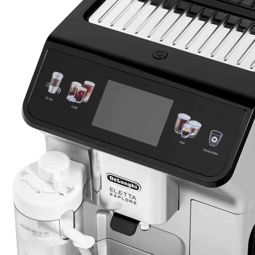 Кофемашина DeLonghi Dinamica Eletta Explore ECAM450.55.S, Silver/Black — фото 3