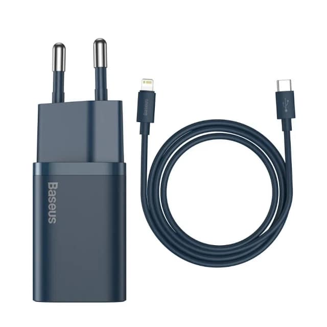 Сетевое зарядное устройство Baseus 20W USB-C TZCCSUP-B03 Blue, Midnight Blue