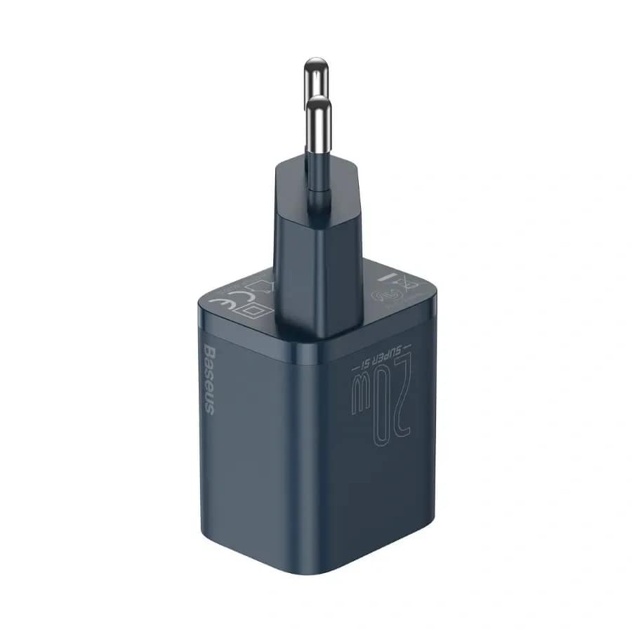 Сетевое зарядное устройство Baseus 20W USB-C TZCCSUP-B03 Blue, Midnight Blue — фото 2