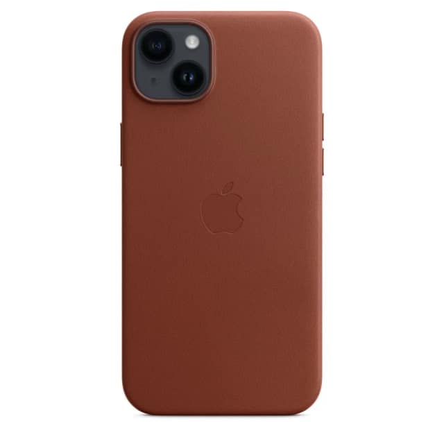 Кожаный чехол Apple MagSafe для iPhone 14 Umber, Brown