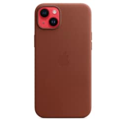 Кожаный чехол Apple MagSafe для iPhone 14 Umber, Brown — фото 4