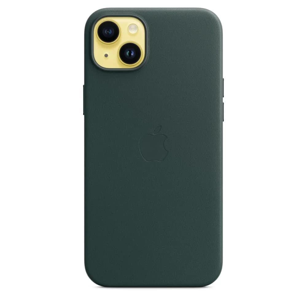 Кожаный чехол Apple MagSafe для iPhone 14 Forest, Green — фото 2