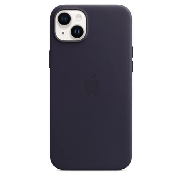 Кожаный чехол Apple MagSafe для iPhone 14 Ink, Violet