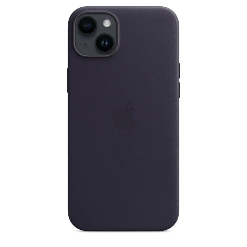 Кожаный чехол Apple MagSafe для iPhone 14 Ink, Violet — фото 3