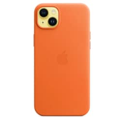 Кожаный чехол Apple MagSafe для iPhone 14, Orange — фото 1