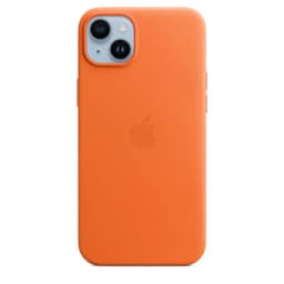 Кожаный чехол Apple MagSafe для iPhone 14, Orange — фото 2
