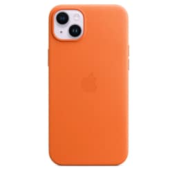 Кожаный чехол Apple MagSafe для iPhone 14, Orange — фото 4