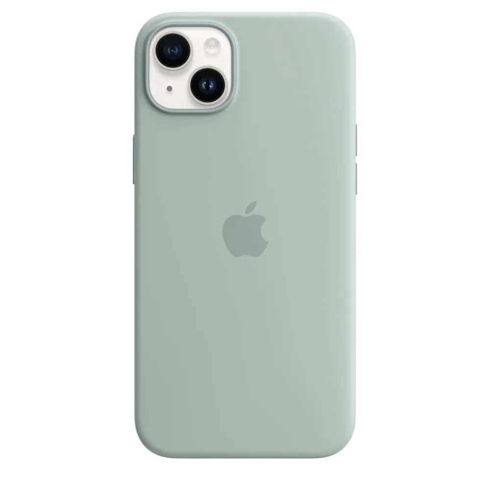 Силиконовый чехол Apple MagSafe для iPhone 14 Succulent, Mint — фото 3