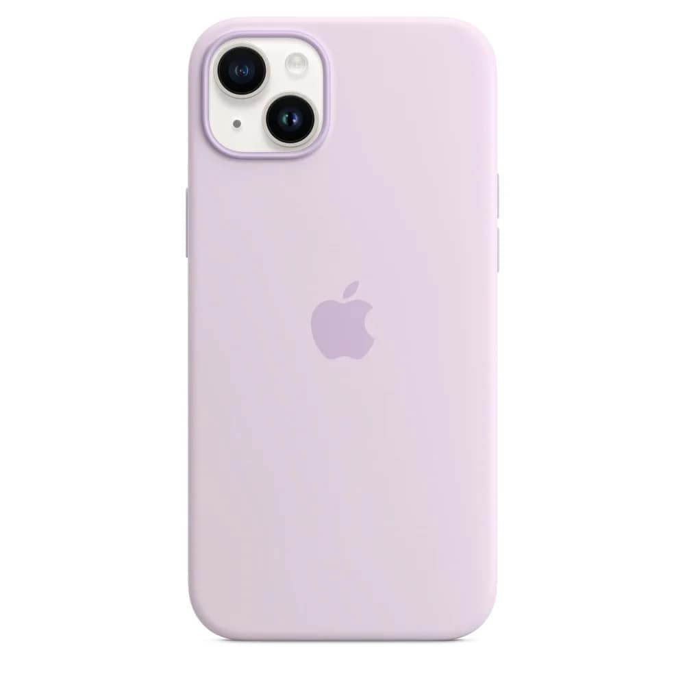 Силиконовый чехол Apple MagSafe для iPhone 14 Lilac, Purple — фото 4
