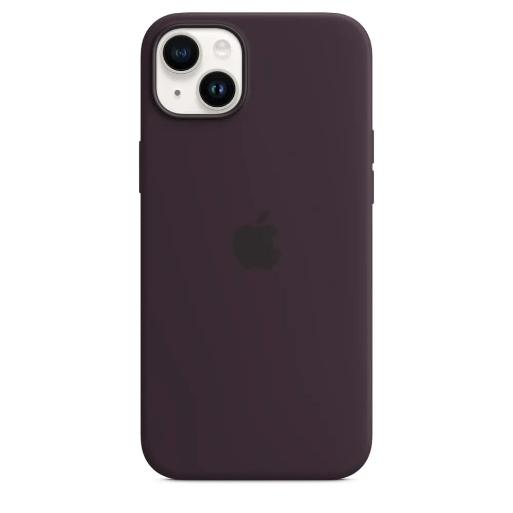 Силиконовый чехол Apple MagSafe для iPhone 14 Elderberry, Violet — фото 4