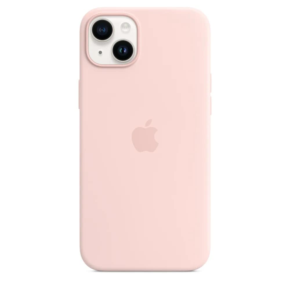 Силиконовый чехол Apple MagSafe для iPhone 14 Chalk, Pink — фото 3