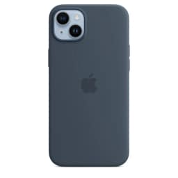 Силиконовый чехол Apple MagSafe для iPhone 14 Storm Blue, Midnight Blue